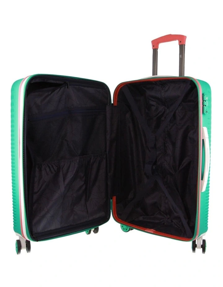 GAP 4 Wheel Hardcase Suitcases Set of 3 - Turquoise - Expandable
