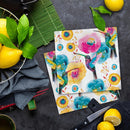 Paw Napkins - Pack of 20 - Hummingbird - 33x33cm