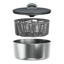 Zyliss Easy Spin Salad Spinner Large - Stainless Steel