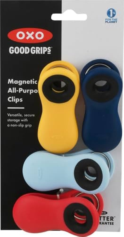 Oxo Good Grips Magnetic All-Purpose Clips - 4PK