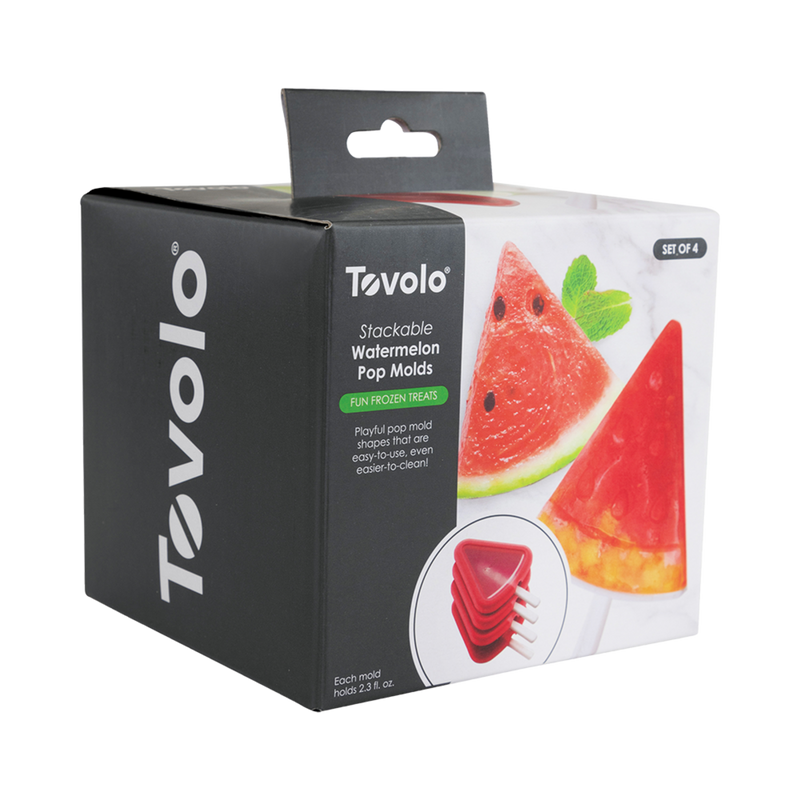 Tovolo Stackable Pop Moulds Set of 4 - Watermelon