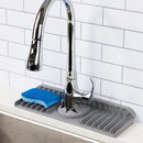 Progressive Silicone Sink Mat With Splash Guard - PrepWorks