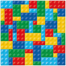 Paw Napkins - Pack of 20 - Colourful Bricks - 33x33cm