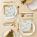 Paw Napkins - Pack of 20 - Golden Eucalyptus - 33x33cm