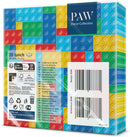 Paw Napkins - Pack of 20 - Colourful Bricks - 33x33cm