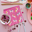 Paw Napkins - Pack of 20 - Unicorn Pattern - 33x33cm