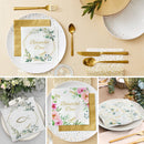 Paw Napkins - Pack of 20 - Golden Eucalyptus - 33x33cm