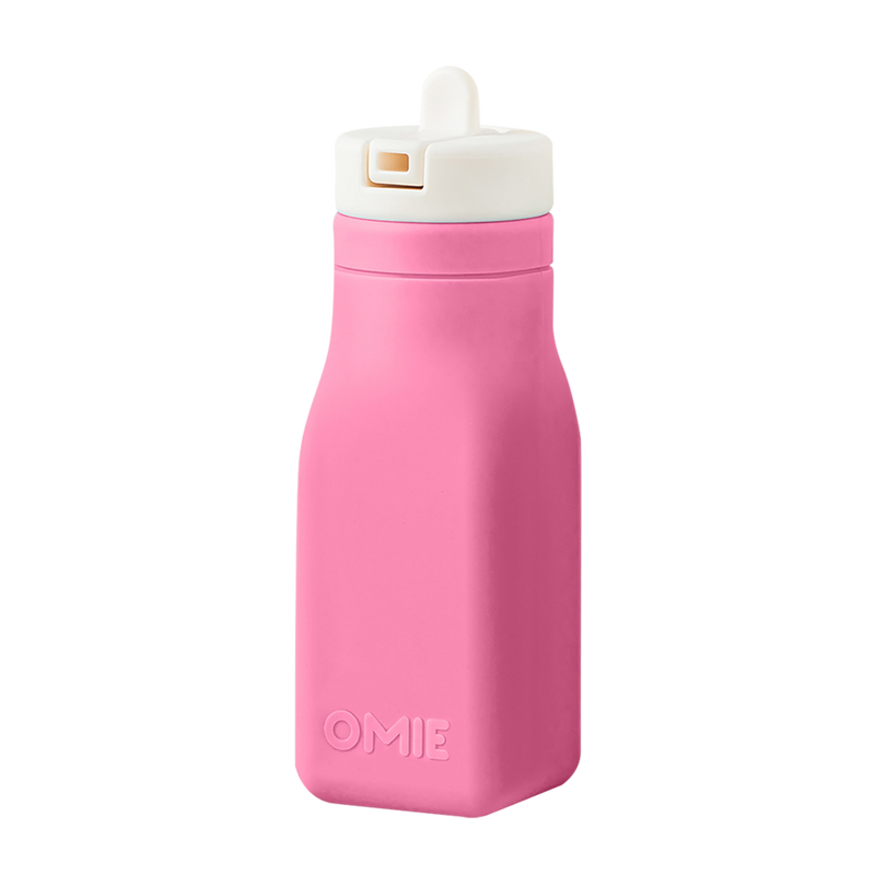 Omie Silicone Drink Bottle 265ml - Pink