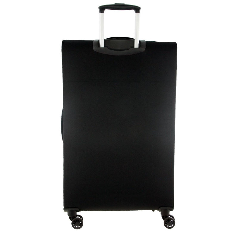 Pierre Cardin Soft Shell 4 Wheel - 3-Piece Luggage Set - Black