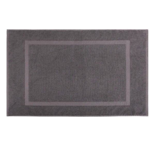 Pure Zone Bamboo Royalty Bath Mat - Charcoal - 60x90cm