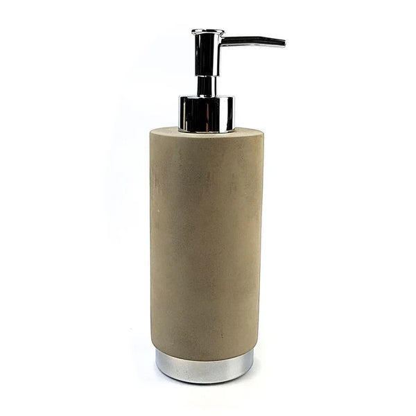 Classica Natural Concrete Soap Dispenser - Silver
