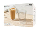 Maxwell & Williams Blend Stripey Double Wall Cup 250ml - Set of 2