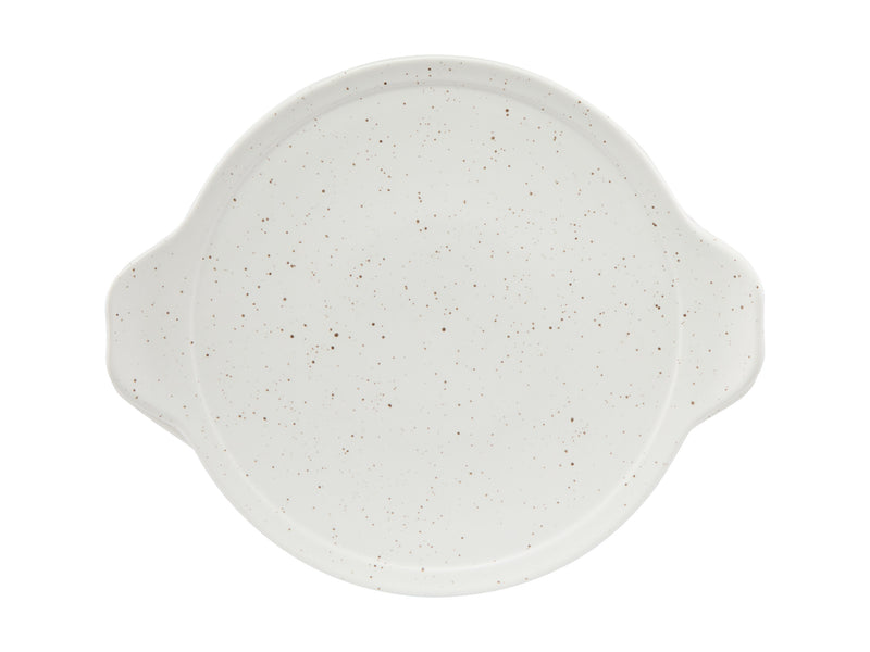 Maxwell & Williams Speckle Round Casserole With Tray Lid 3L - Cream