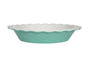 Maxwell & Williams Blooms Fluted Pie Dish 21.5x4cm - Green