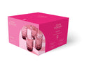 Casa Domani Gabriella Double Old Fashion Glasses - Set of 4 - Pink