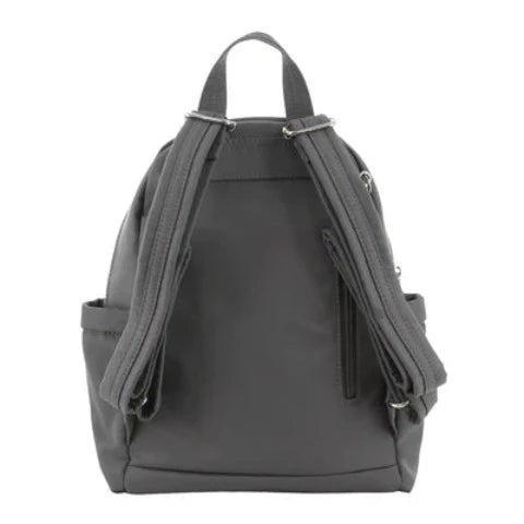 Pierre Cardin Nylon Anti - Theft Backpack - Grey