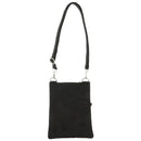 Pierre Cardin Anti - Theft Cross Body Bag Camouflage Colours- Black