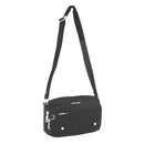 Pierre Cardin Anti - Theft Cross Body Bag Black - 23x9x26cm
