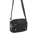 Pierre Cardin Anti - Theft Cross Body Bag Black - 23x9x26cm