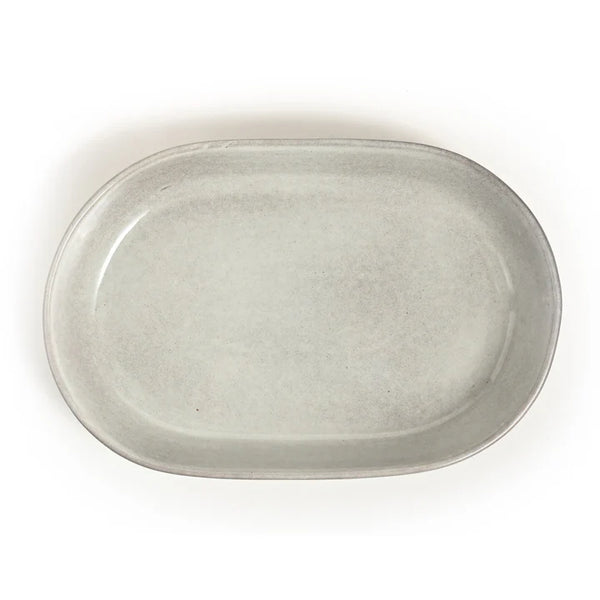 Classica Lunde Oval Baker Reactive Grey - 36x26x7cm