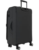 Pierre Cardin Soft Water-Repellent Spinner Suitcase - Cabin - Charcoal