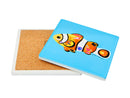 Maxwell & Williams Pete Cromer Ozzie Ocean Ceramic Square Coaster - Clown Fish