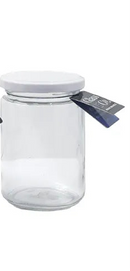 Glass Co. Cleo Medium Round Glass Jar - 340ml