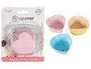 Top Chef Silicone 4pk Cupcake Liners - Heart - 7.5x7.5x3.5cm
