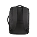 Pierre Cardin Laptop Backpack - Black - Top & Side Handle