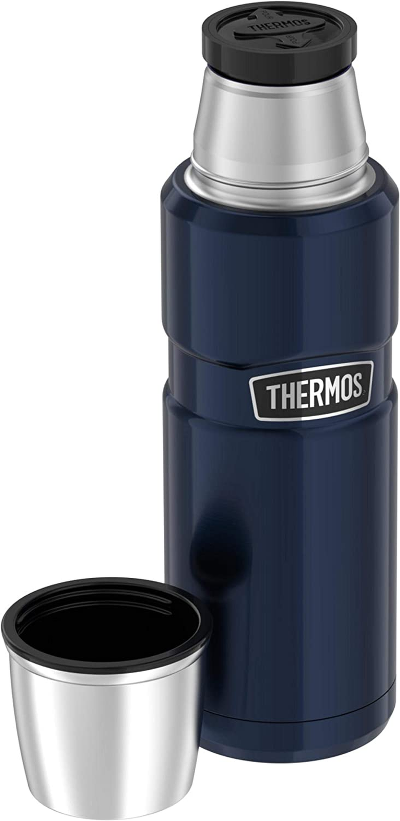 Thermos 470ml Stainless Steel Vacuum Insulated Flask - Blue