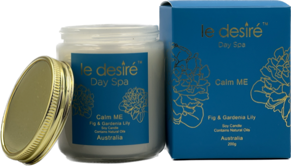 Le Desire Day Spa Candle Fig & Gardenia Lily- 200g