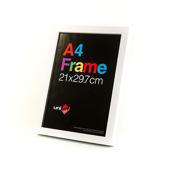 A4 Size White Poster Frame - 21x29.7cm
