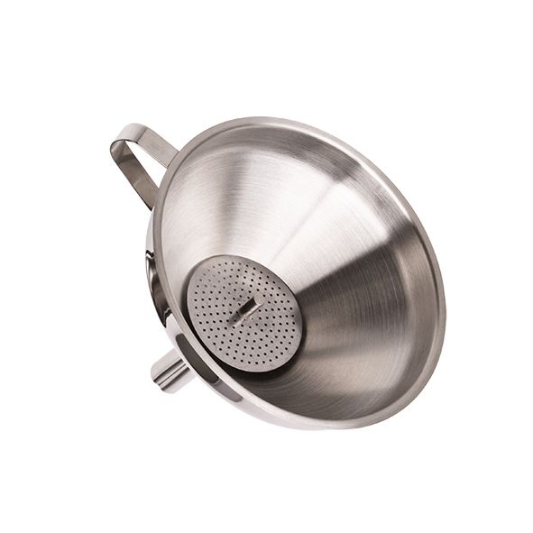 Appetito Stainless Steel Funnel With Strainer