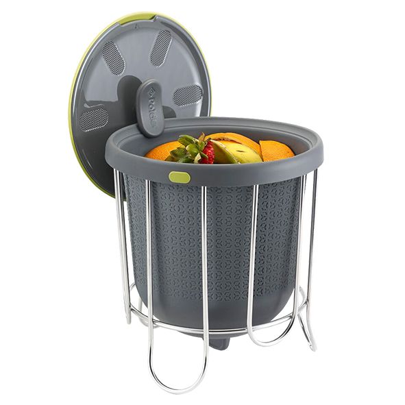 Polder Kitchen Composter 3.8Lt - Grey
