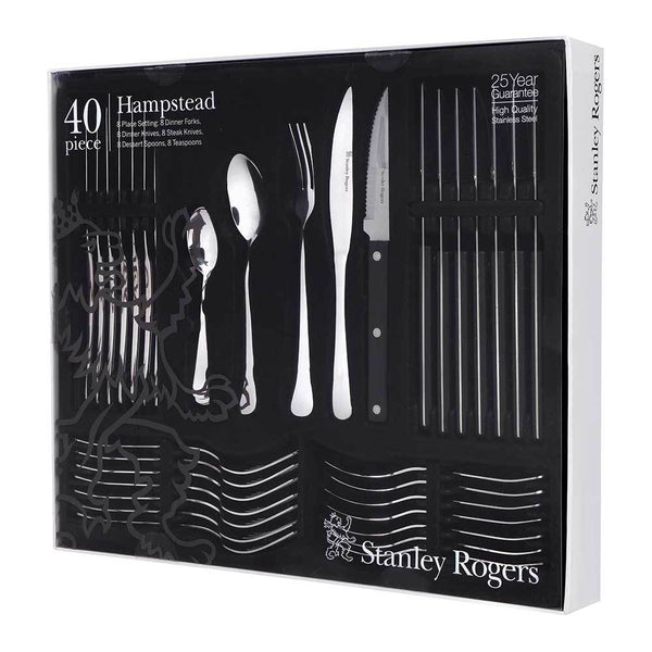 Stanley Rogers Hampstead Cutlery Set - 40pc