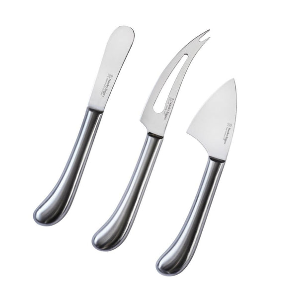 Stanley Rogers Pistol Grip Stainless Steel 3pc Cheese Knife Set
