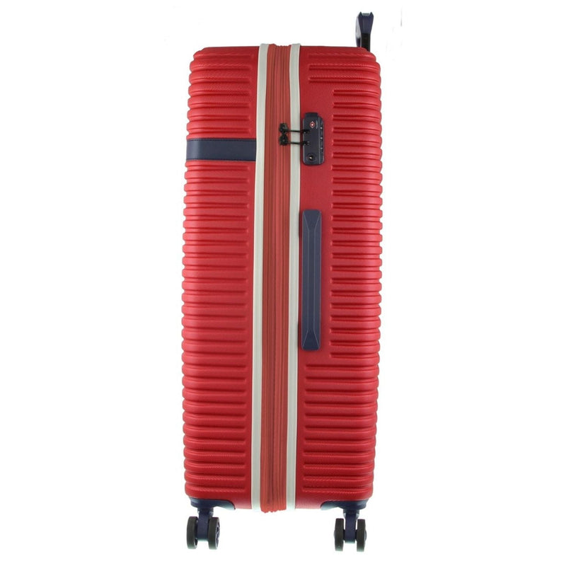 GAP 4 Wheel Hardcase Suitcases Set of 3 - Red - Expandable