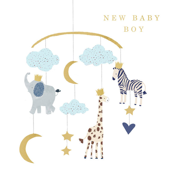New Baby Boy - Card 15.5x15.5cm