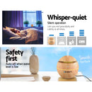 Aromatherapy Diffuser Aroma Essential Oils Air Humidifier LED Light 130ml