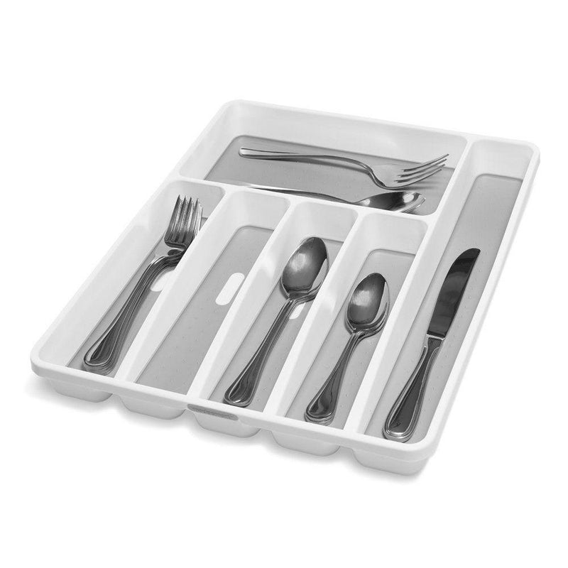 Madesmart® 6 Compartment Cutlery Tray - White