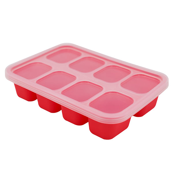 Marcus & Marcus Food Cube (8) Tray - Red