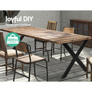 2x Metal Legs w/ Coffee Dining Table Steel Industrial Vintage Bench X Shape 710MM