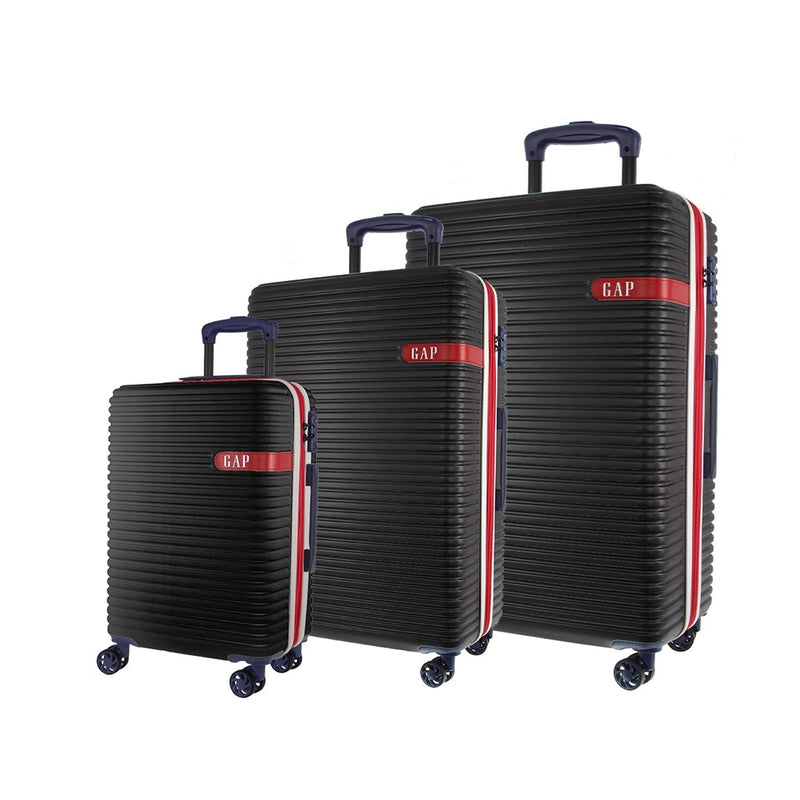 GAP 4 Wheel Hardcase Suitcase - Medium - Black - Expandable