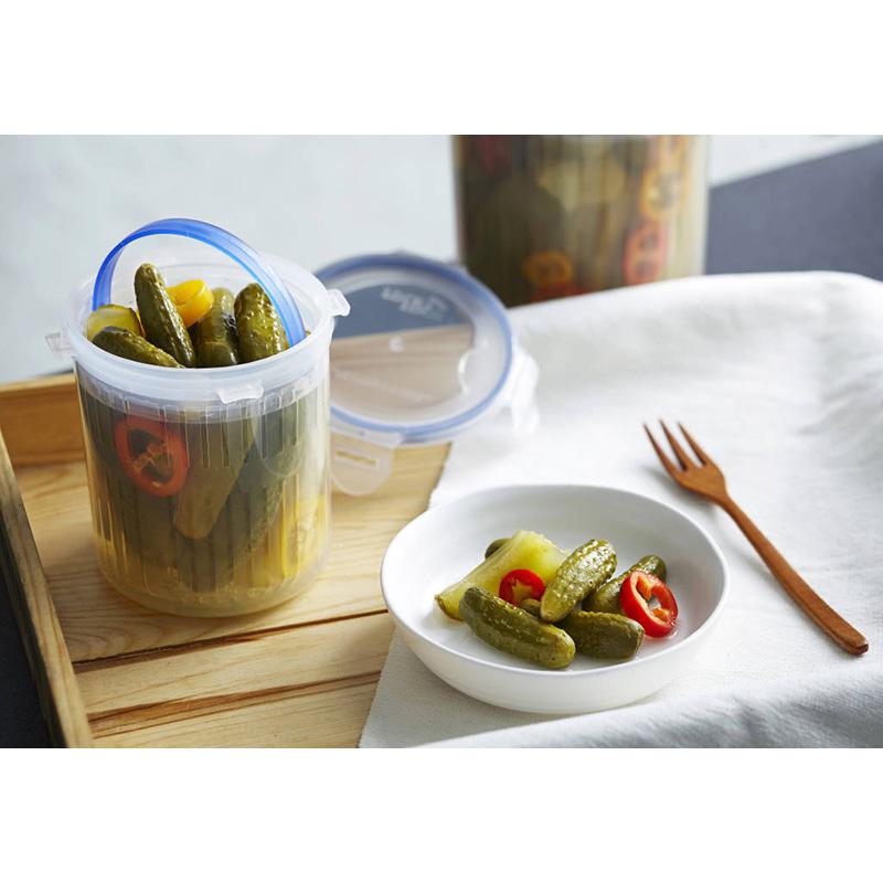Lock & Lock Special Round Container With Draining Basket 1.4L - Pickle Tray
