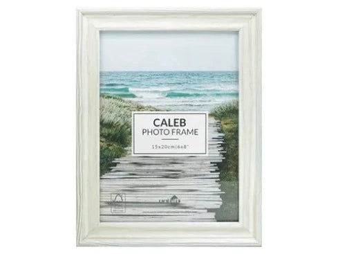 Caleb Frame Grey/Cream 15x20cm/6.8"