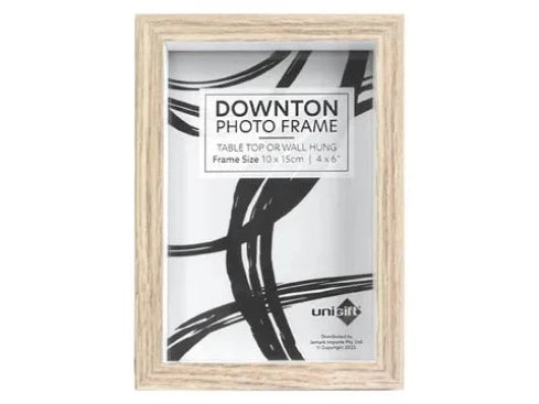 Downtown Matt Frame Natural/White 10x15cm/4x6"