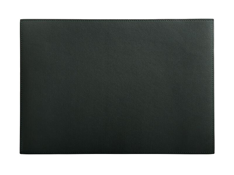 Maxwell & Williams Table Accents Leather Look Cowhide Placemat 43x30cm Charcoal