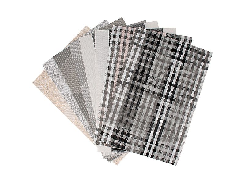 Maxwell & Williams Table Accents Placemat 45x30cm White Grey Check
