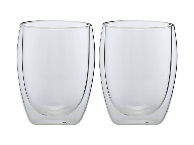Maxwell & Williams Blend Double Wall Cups 350ml Set of 2