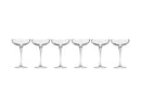 Krosno Harmony Coupe Champagne Glasses 240ml 6pc (Made in Poland)